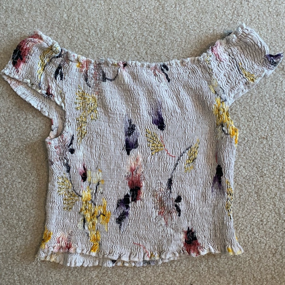 LF | ruched crop top